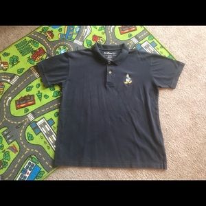 Vintage Donald Duck black golf polo men’s large